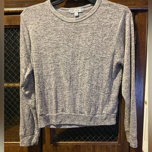 Gaze Charcoal Knit Top